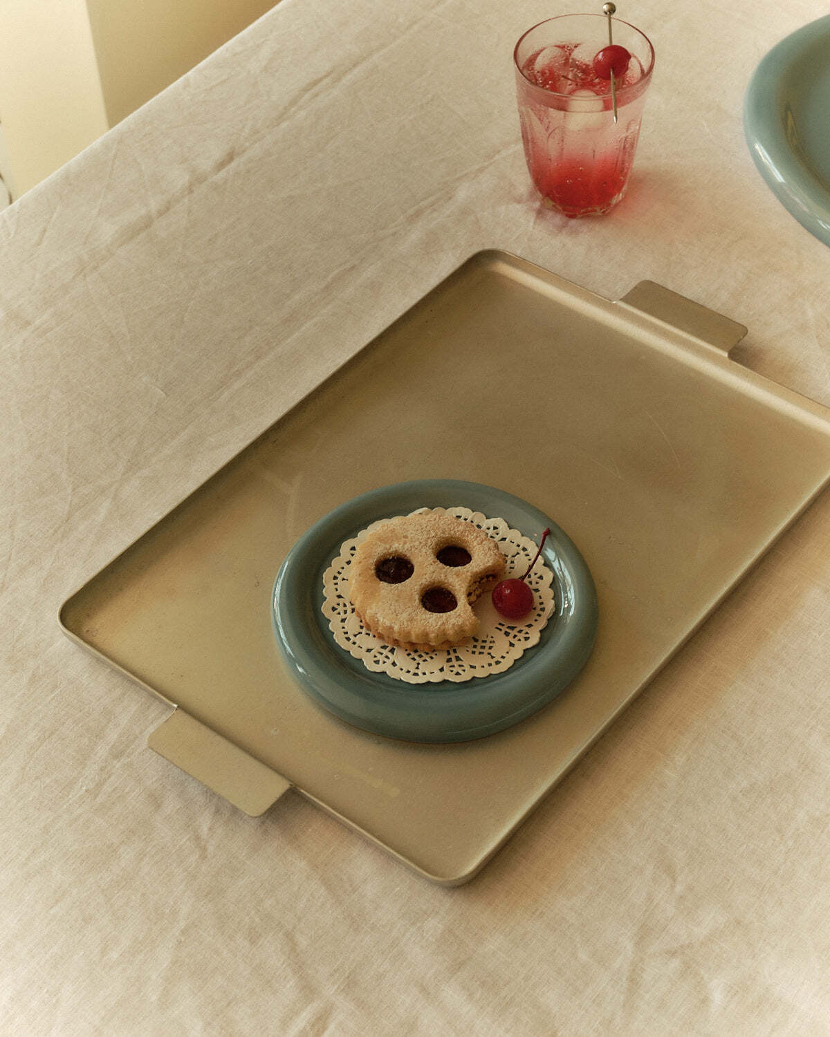 Softedge Studio Cornflower Snack Plate