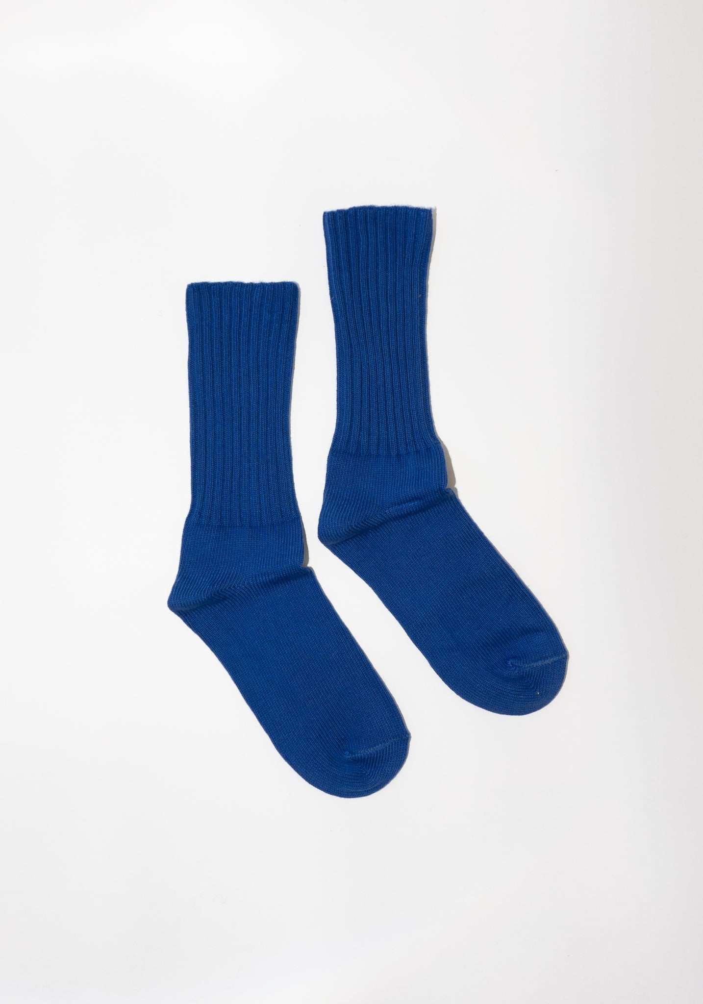 Crew Socks in Bright Blue