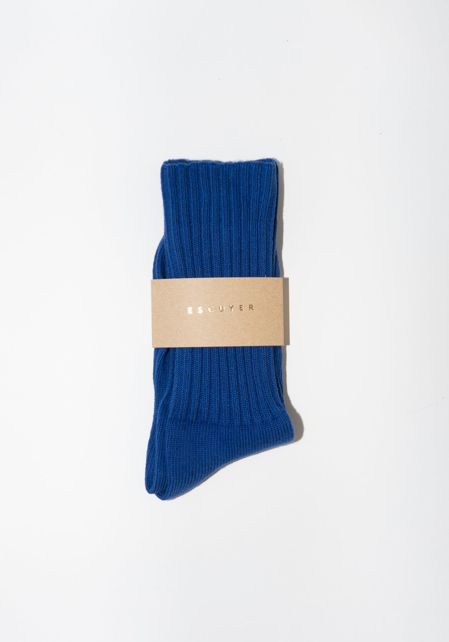 Crew Socks in Bright Blue