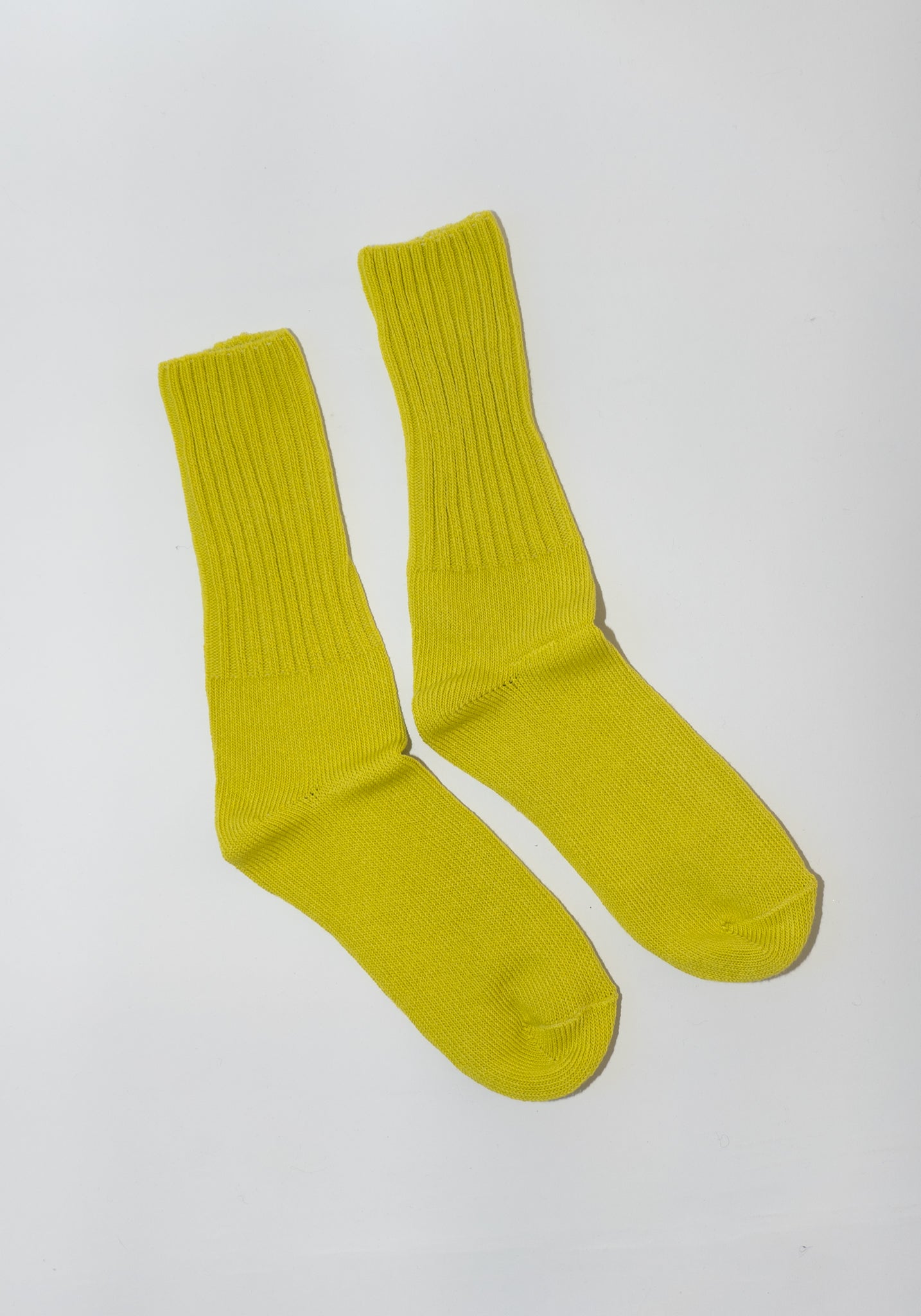 Crew Socks in Lemon