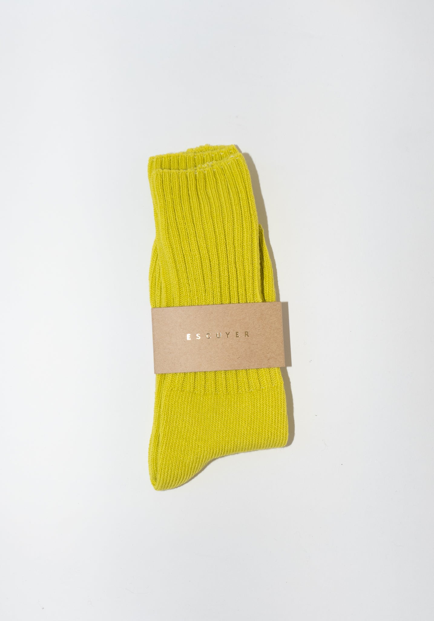 Crew Socks in Lemon