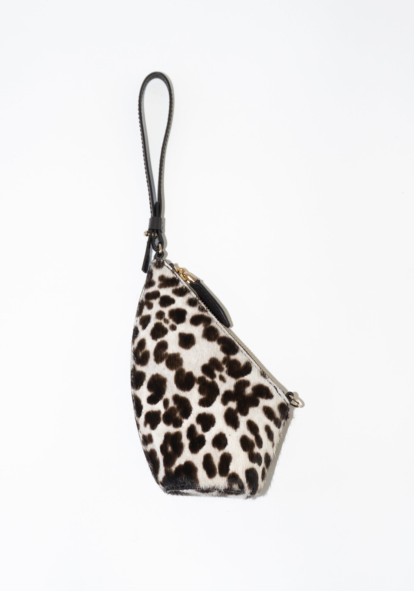 The Mini Slope Bag in Snow Leopard Pony Hair