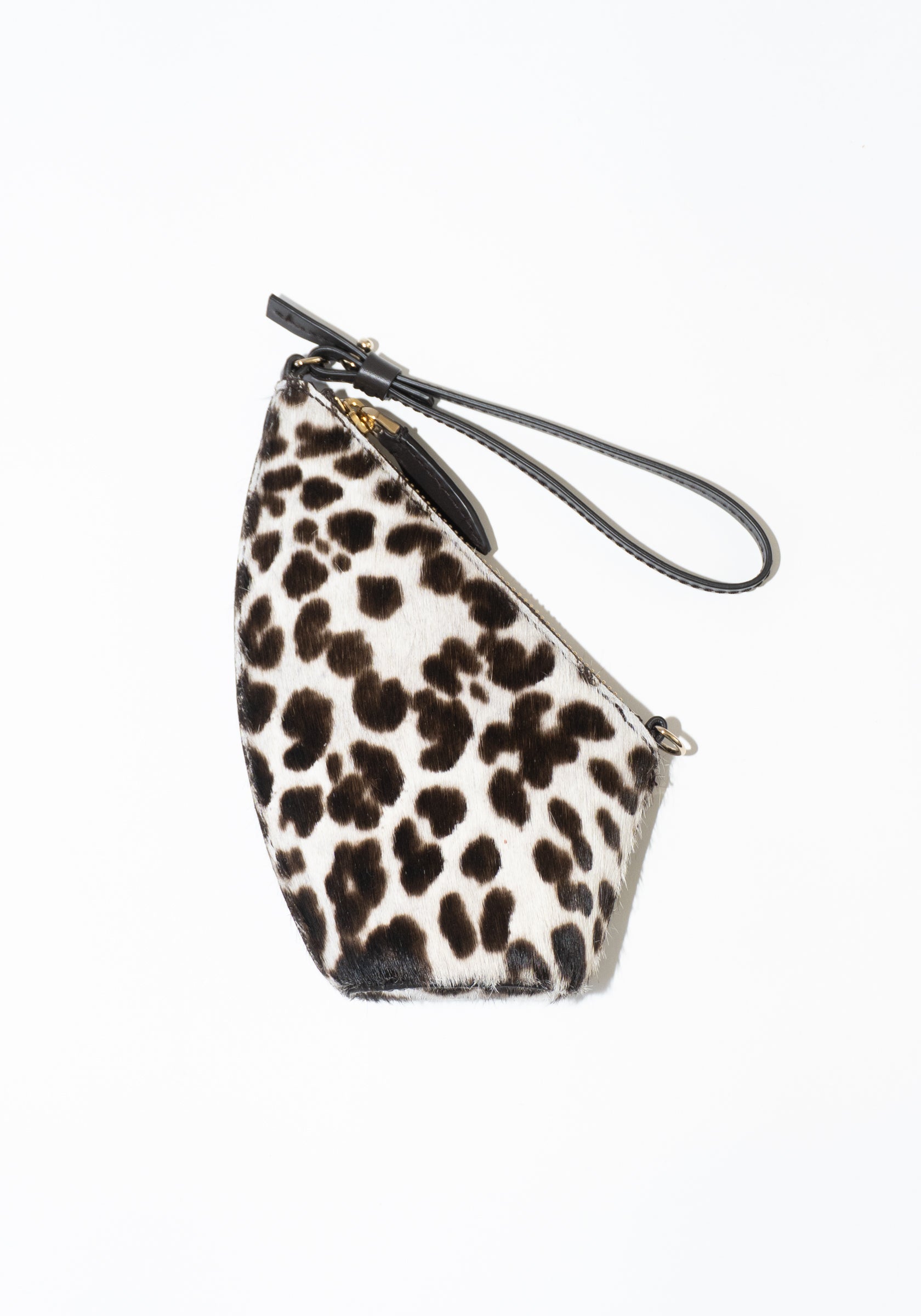The Mini Slope Bag in Snow Leopard Pony Hair