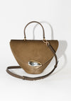 The Orb Bag in Dark Olive