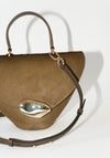 The Orb Bag in Dark Olive