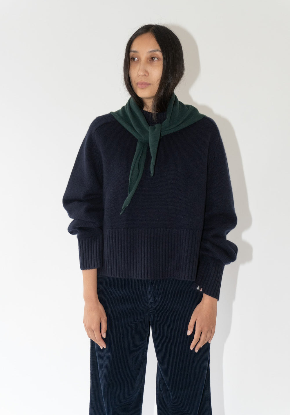 Extreme Cashmere Judith Sweater in Navy