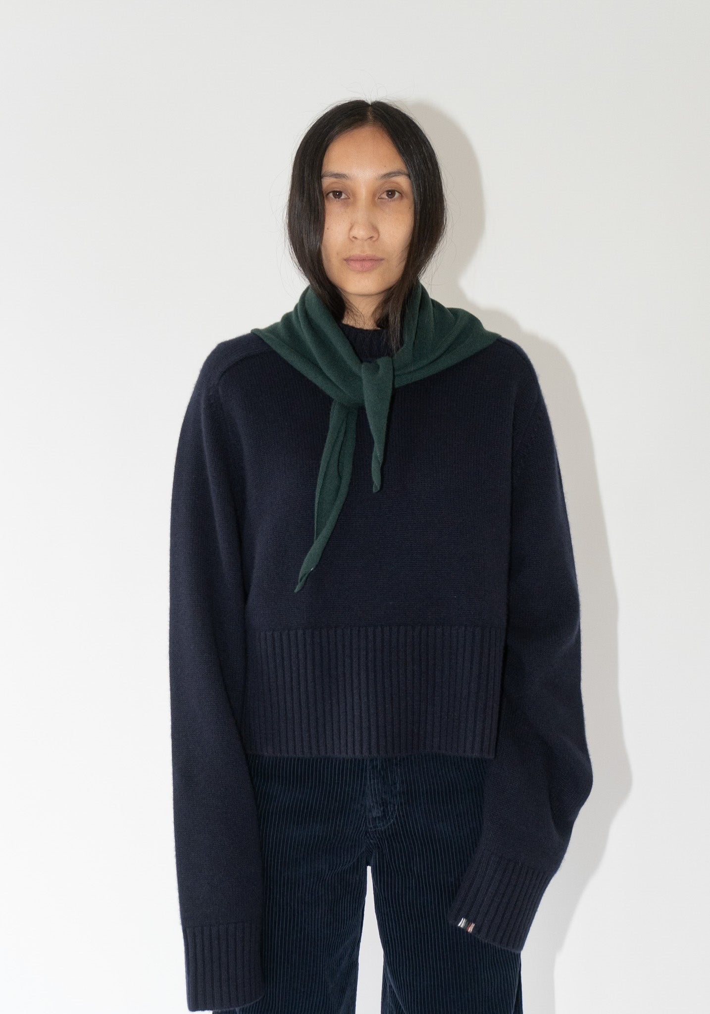 Extreme Cashmere Judith Sweater in Navy