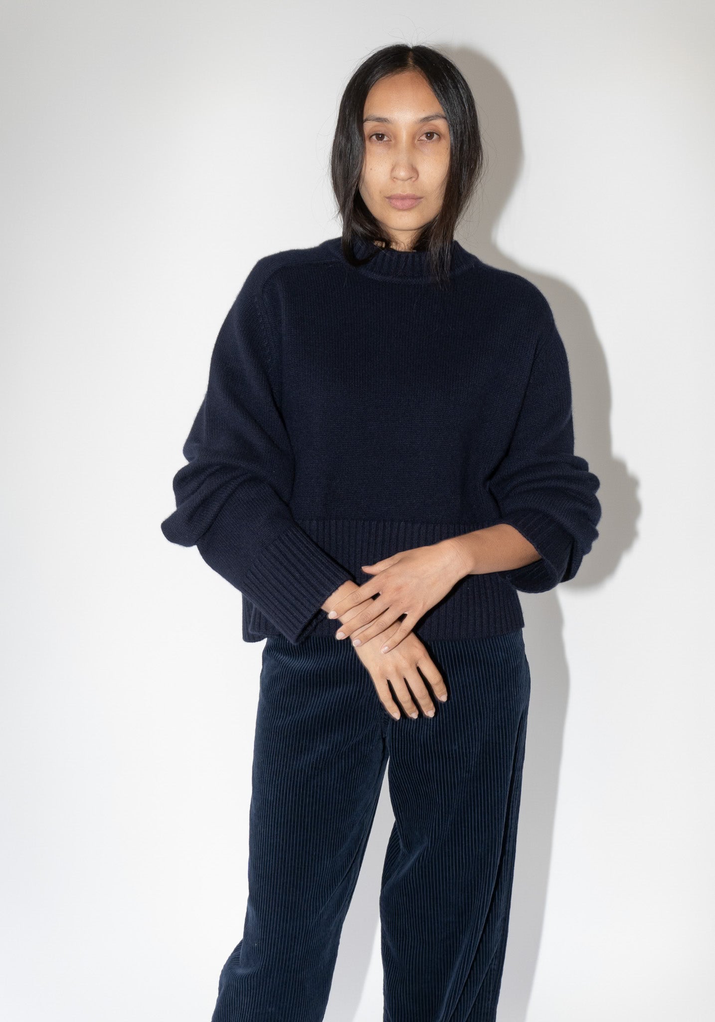 Extreme Cashmere Judith Sweater in Navy