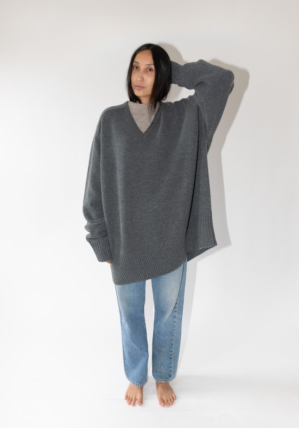 Extreme Cashmere Club Sweater in Felt