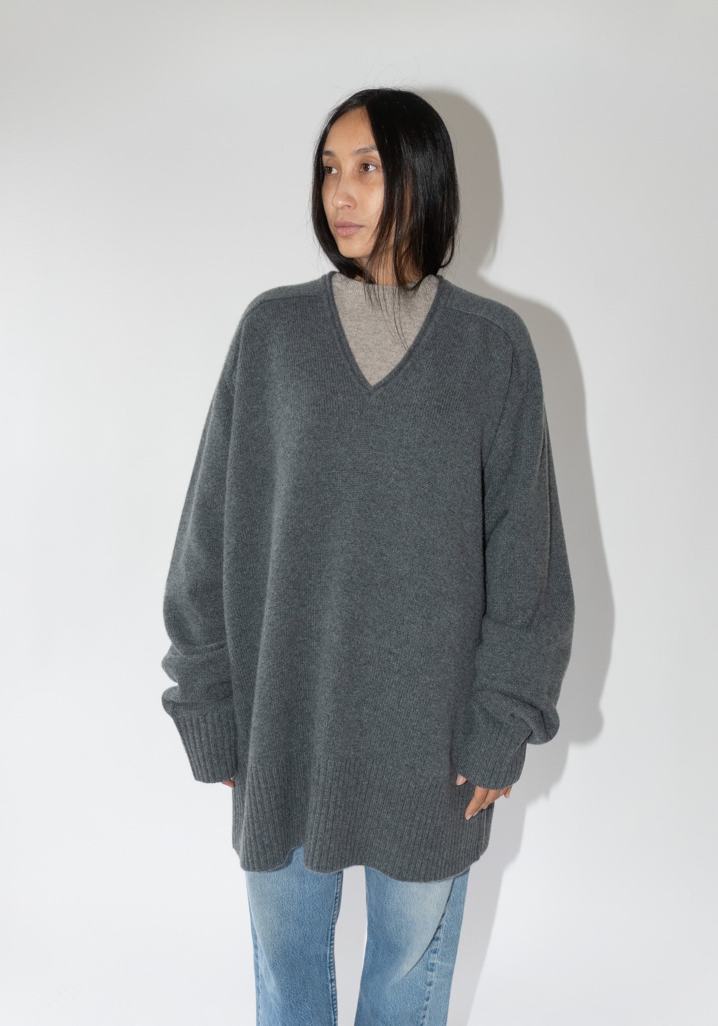 Extreme Cashmere Club Sweater in Felt