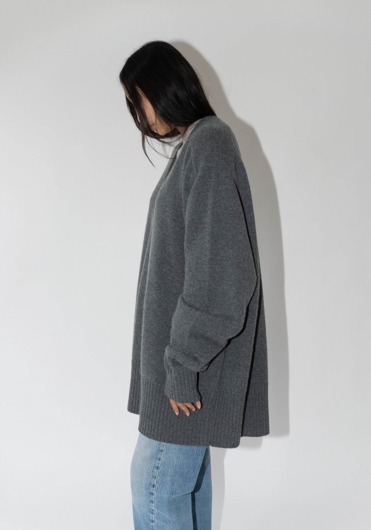 Extreme Cashmere Club Sweater in Felt