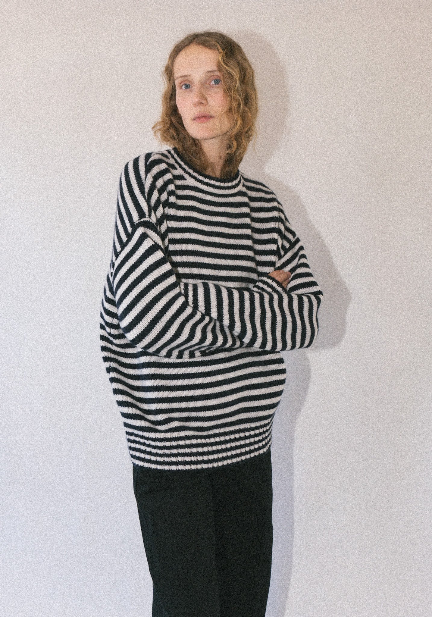 Cashmere Lovely no.383 Sweater in Breton Stripes