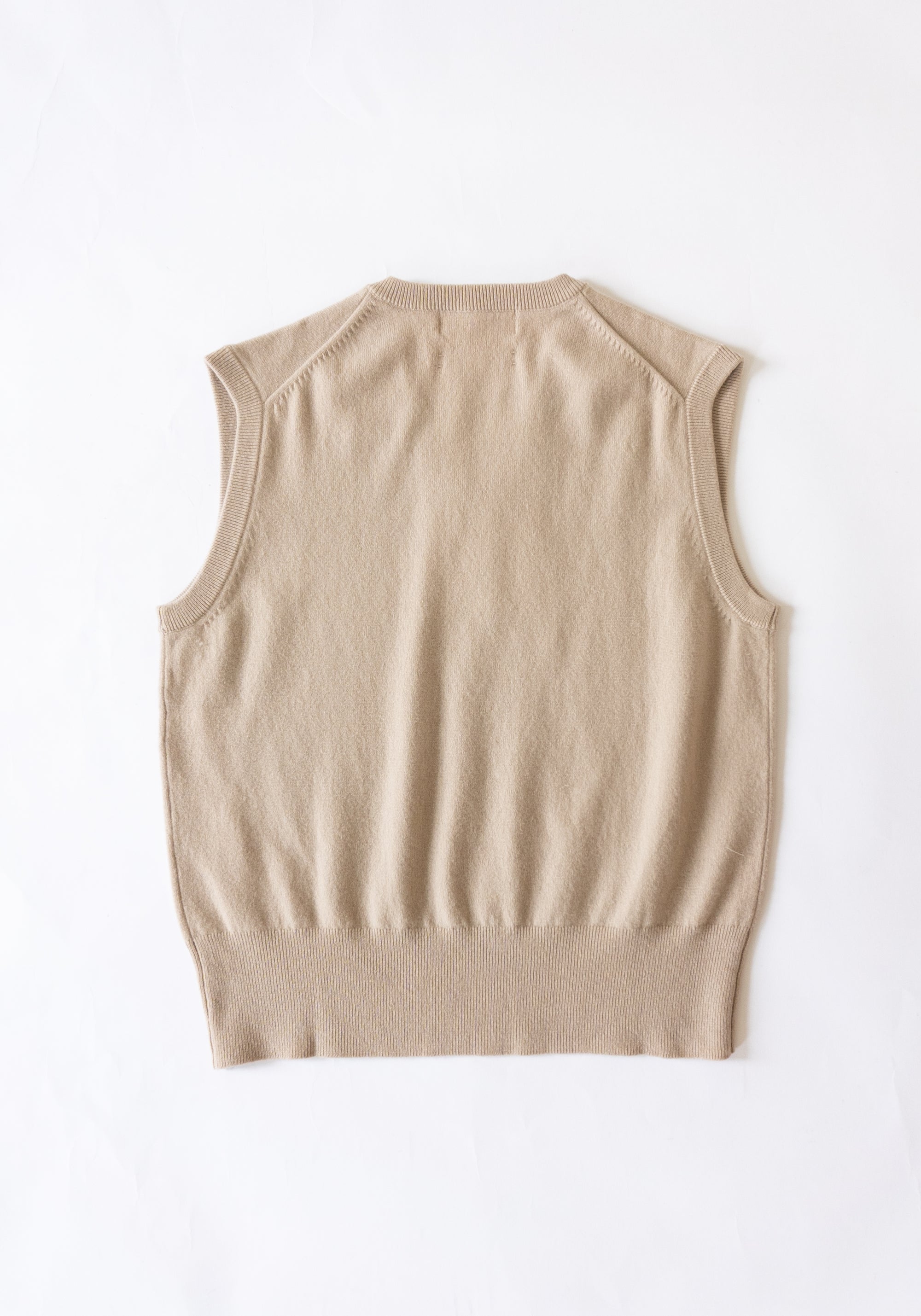 Extreme Cashmere Spencer Vest in Eggshell