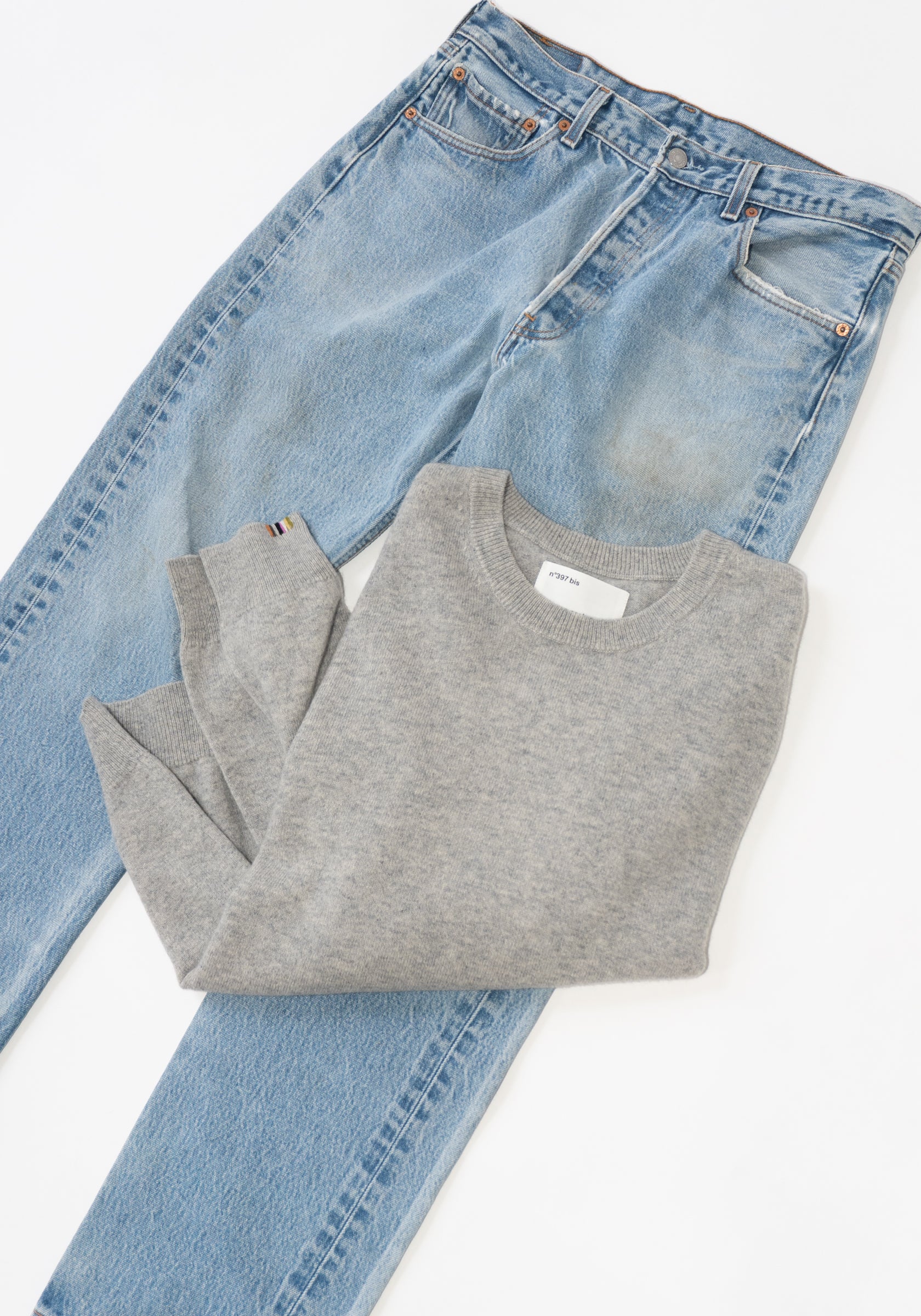 Extreme Cashmere Bis Sweater in Grey