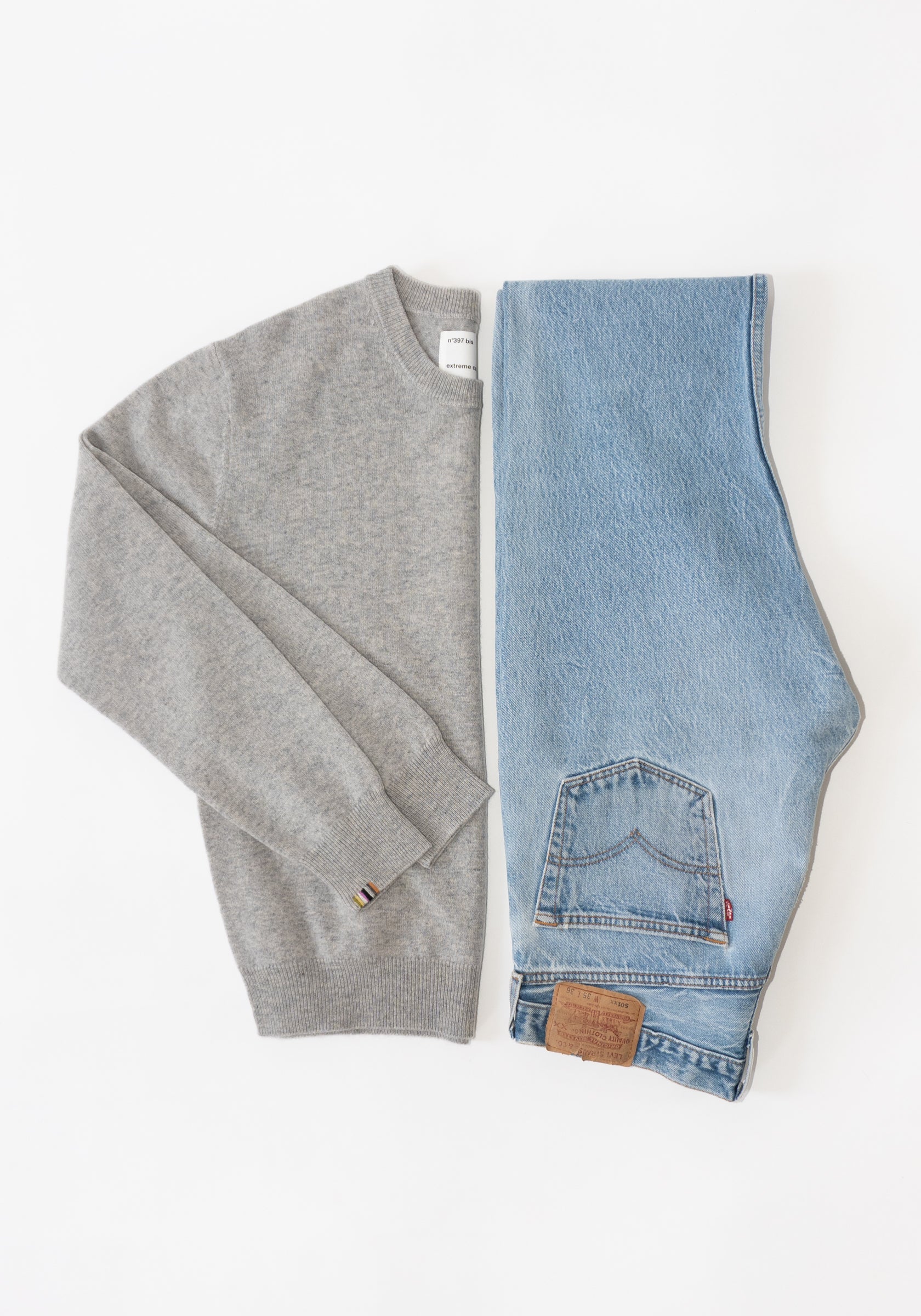 Extreme Cashmere Bis Sweater in Grey