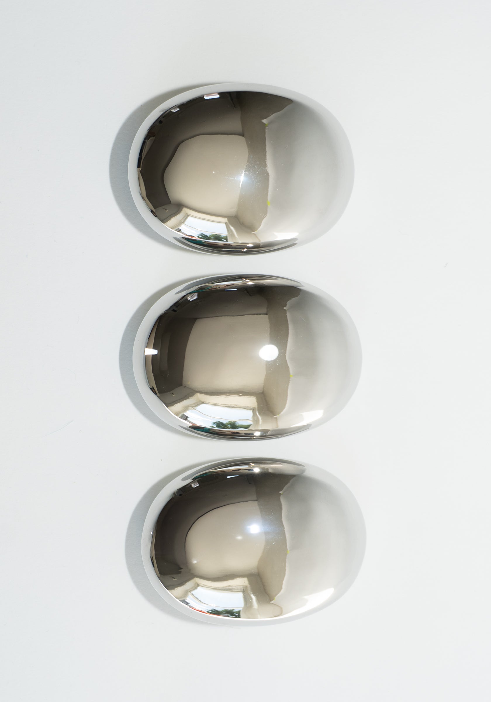 Ficcare Alexis Large Oval Barrette in Silver