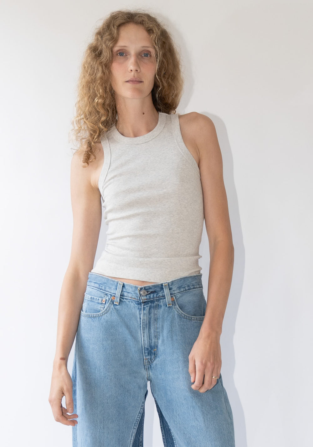 Flore Flore Hannah Tank in Heather Grey