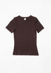 Flore Flore Car Tee in Chocolate Plum