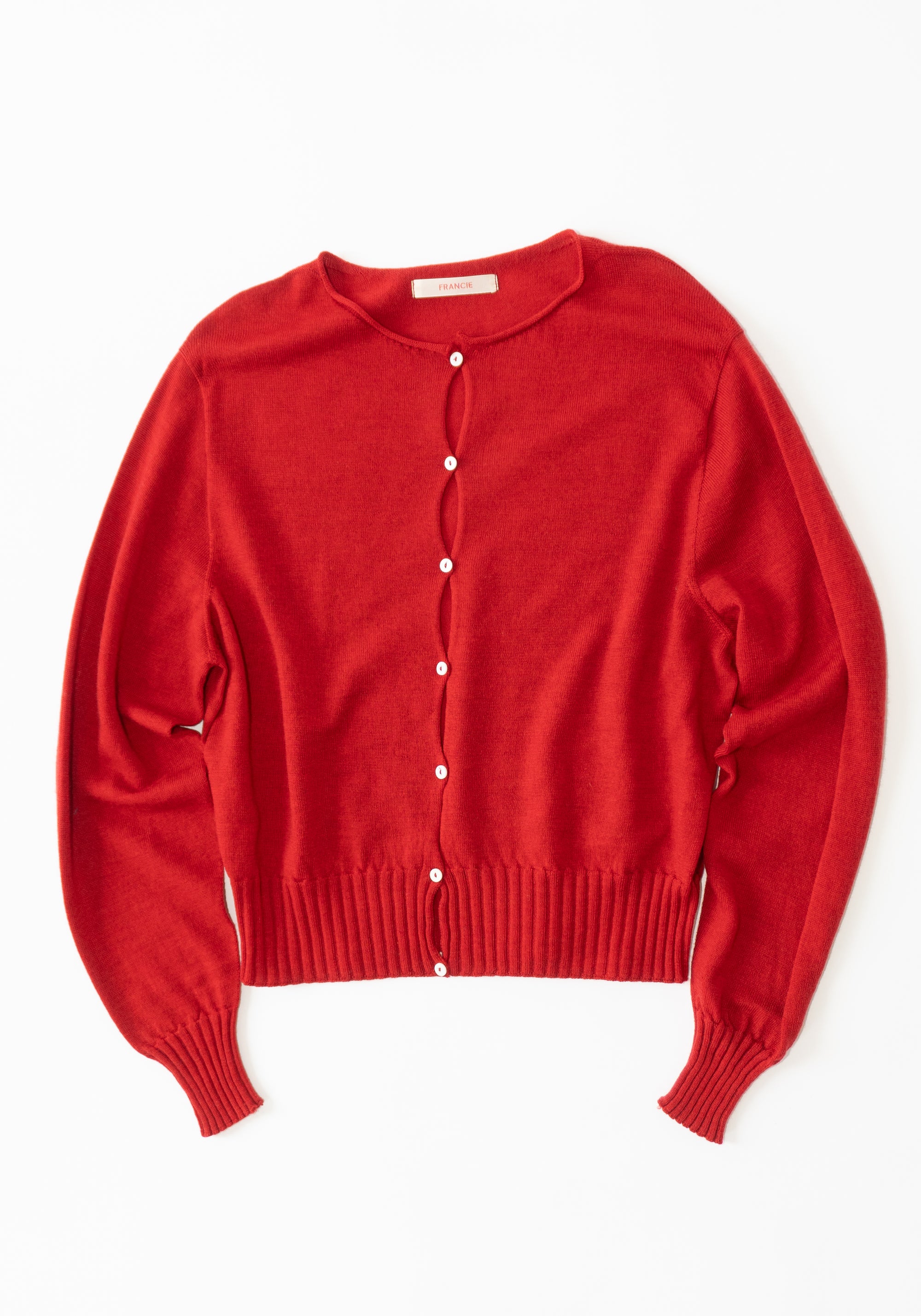 Francie Anni Cardigan in Cherry