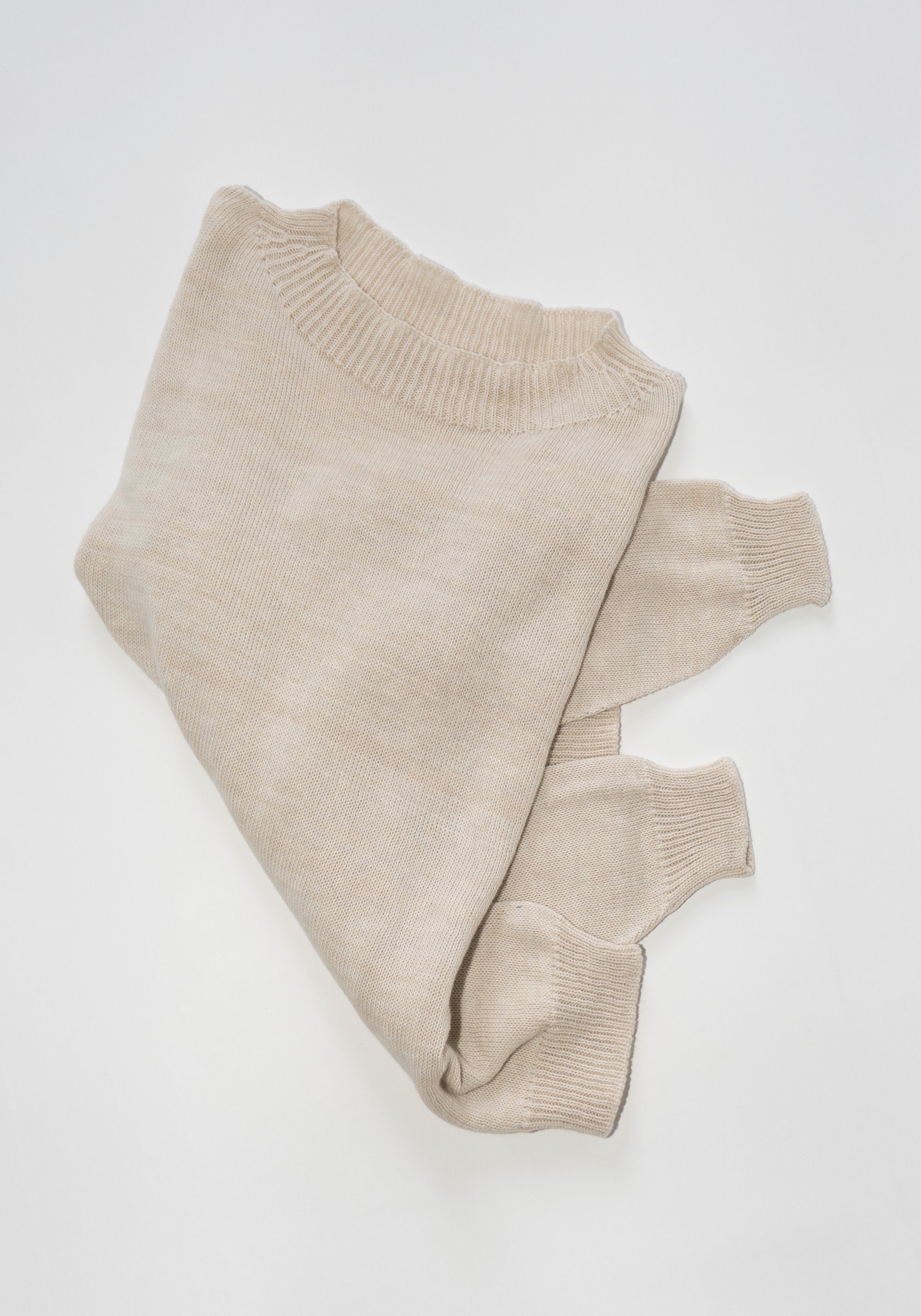 Francie Pebble Knit Sweater in Creme