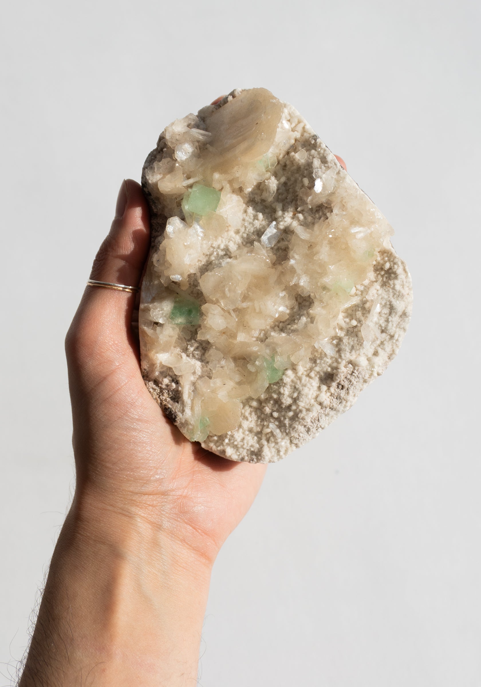 Apophyllite Green Geode