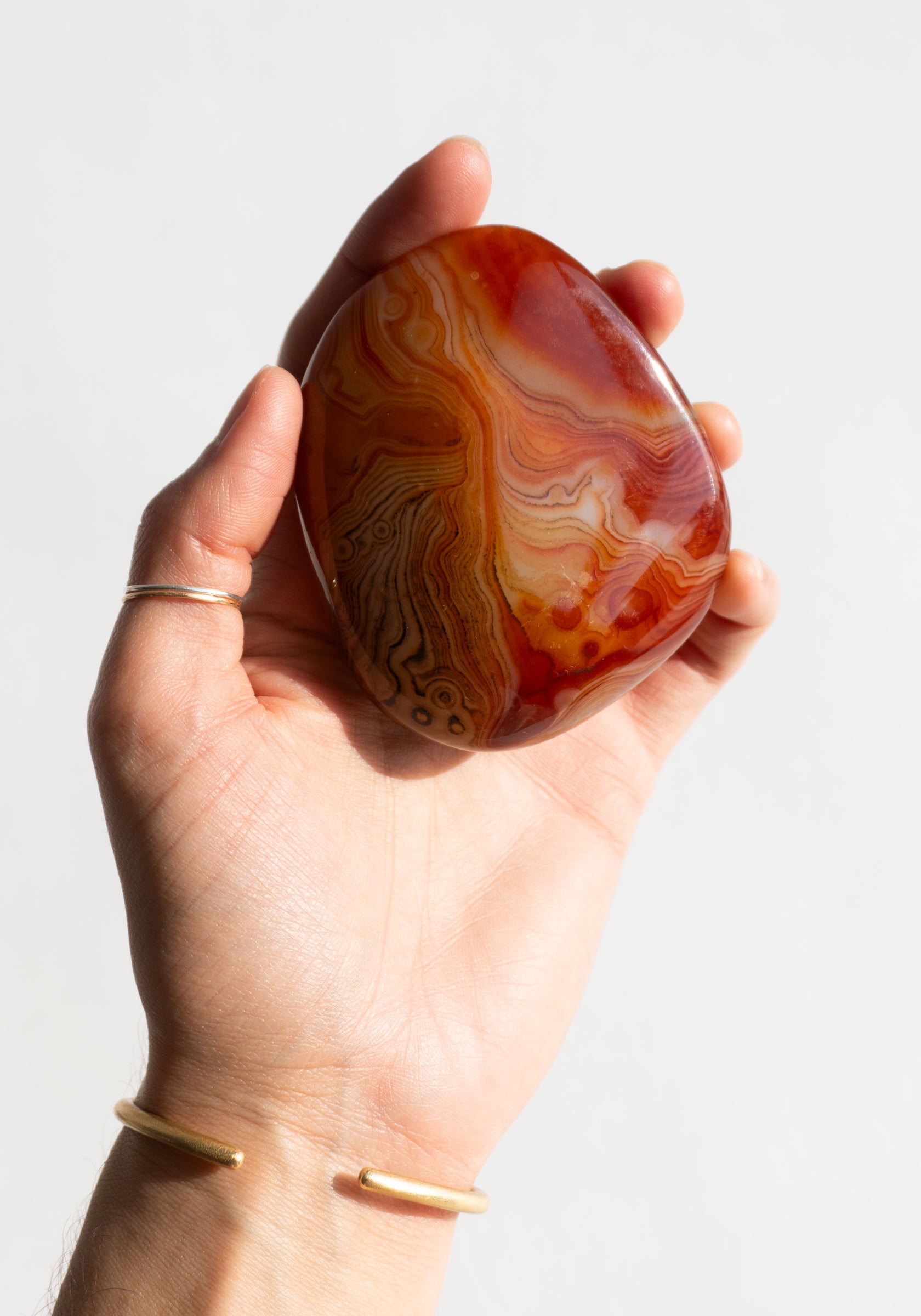 Assorted Red Palm Stones