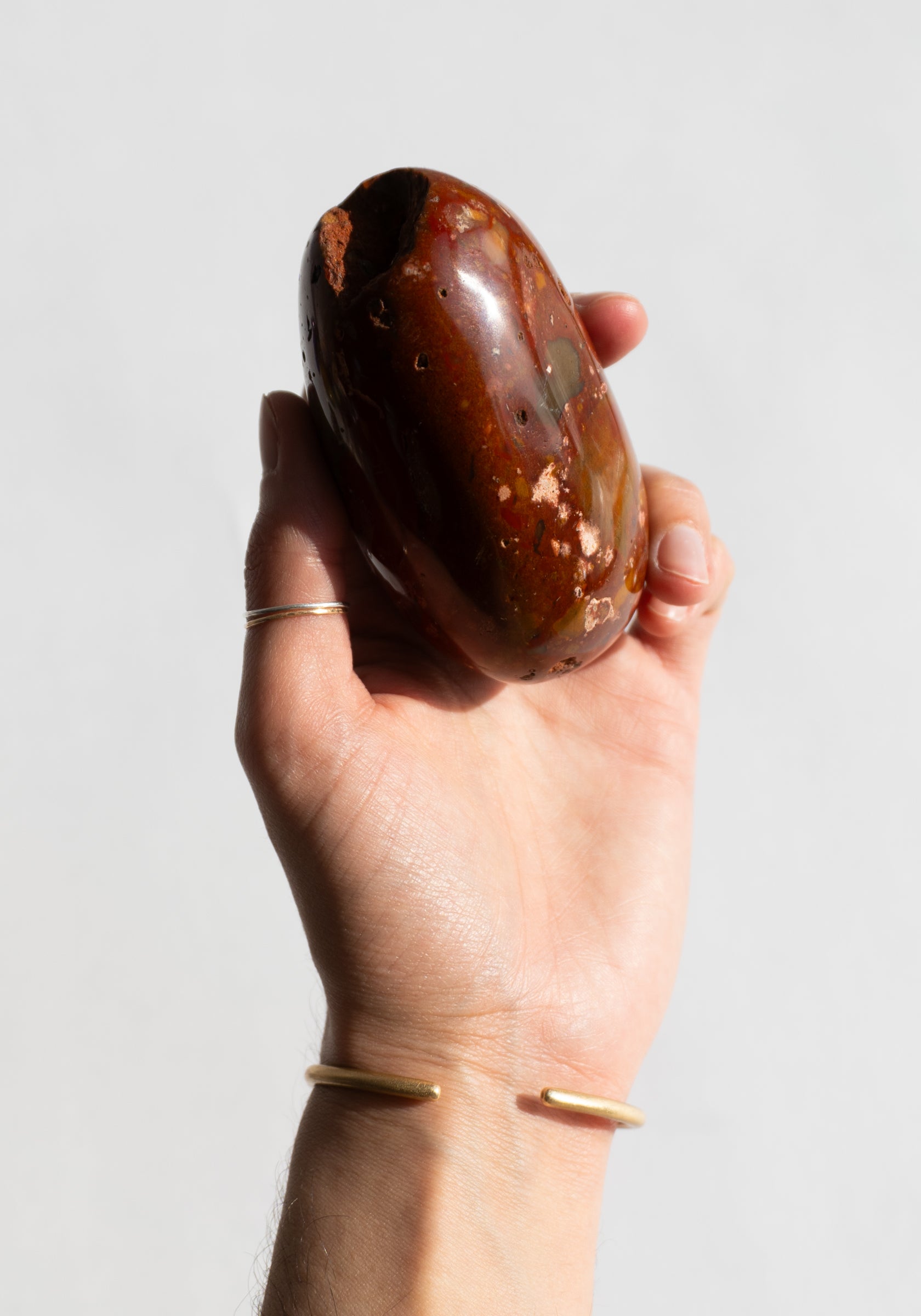 Assorted Red Palm Stones