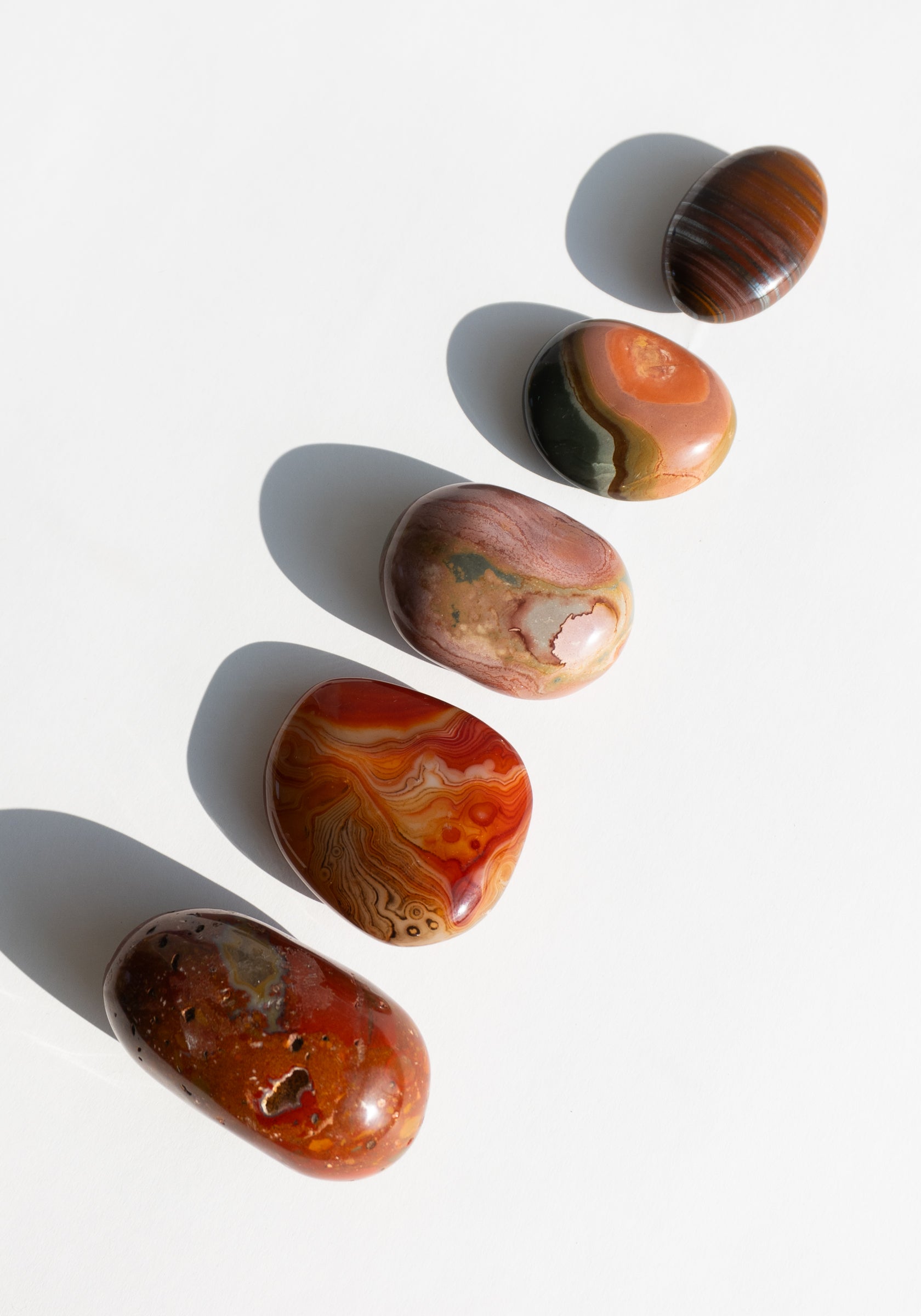 Assorted Red Palm Stones