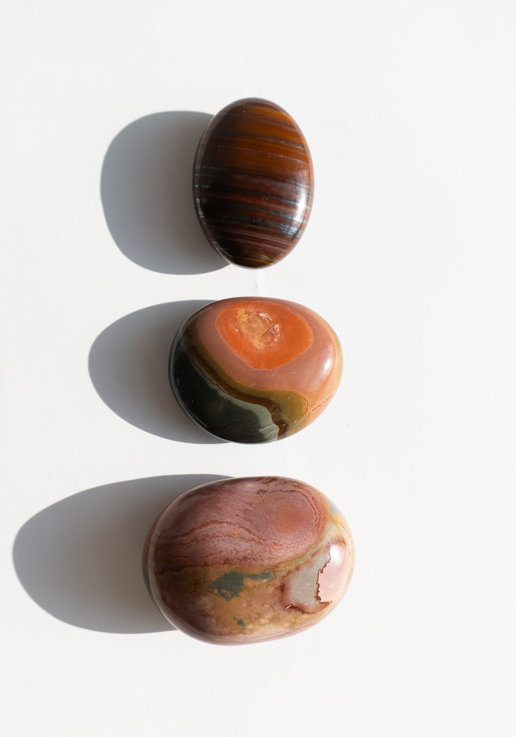 Assorted Red Palm Stones