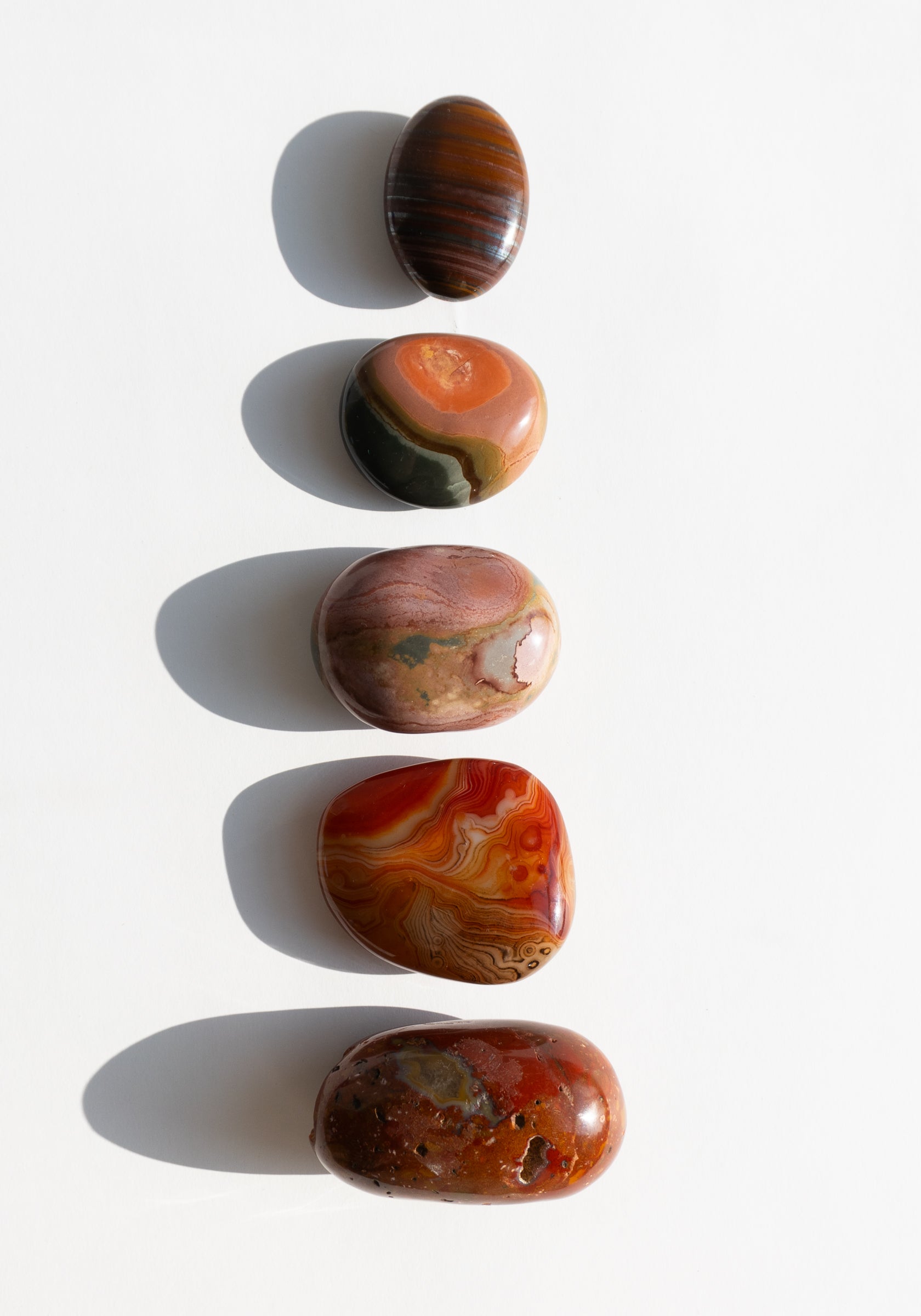 Assorted Red Palm Stones