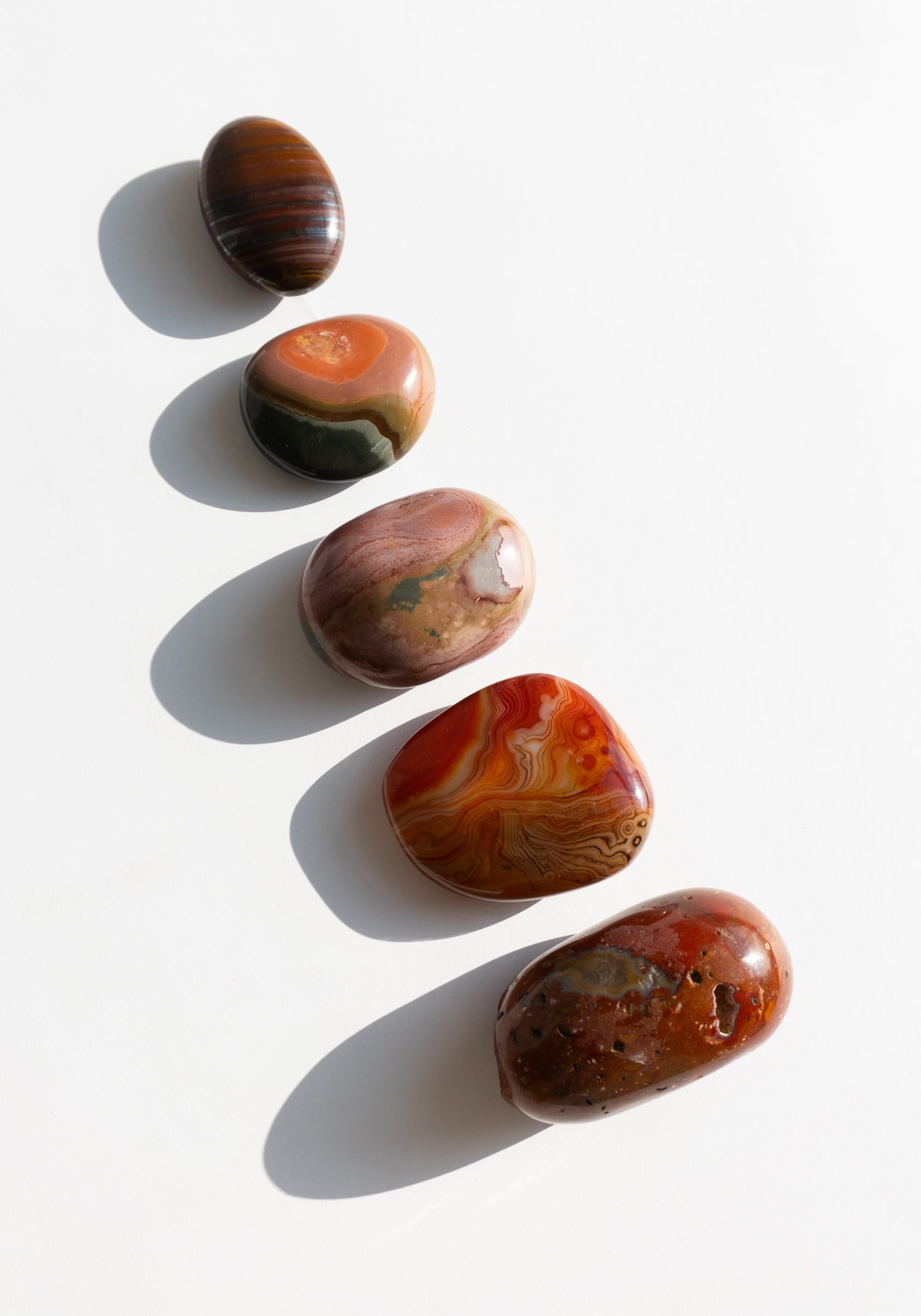 Assorted Red Palm Stones