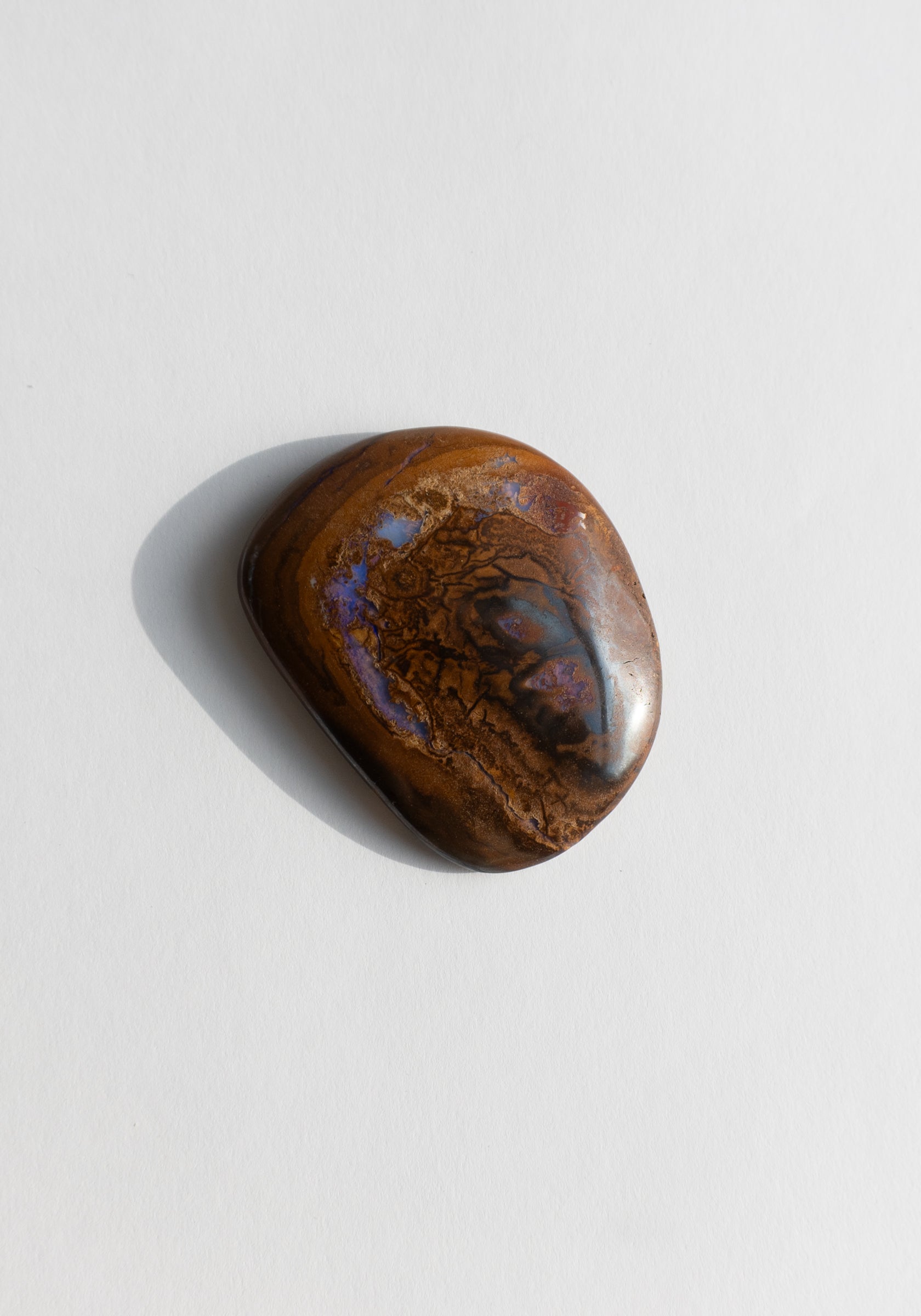 Boulder Opal Palm Stone