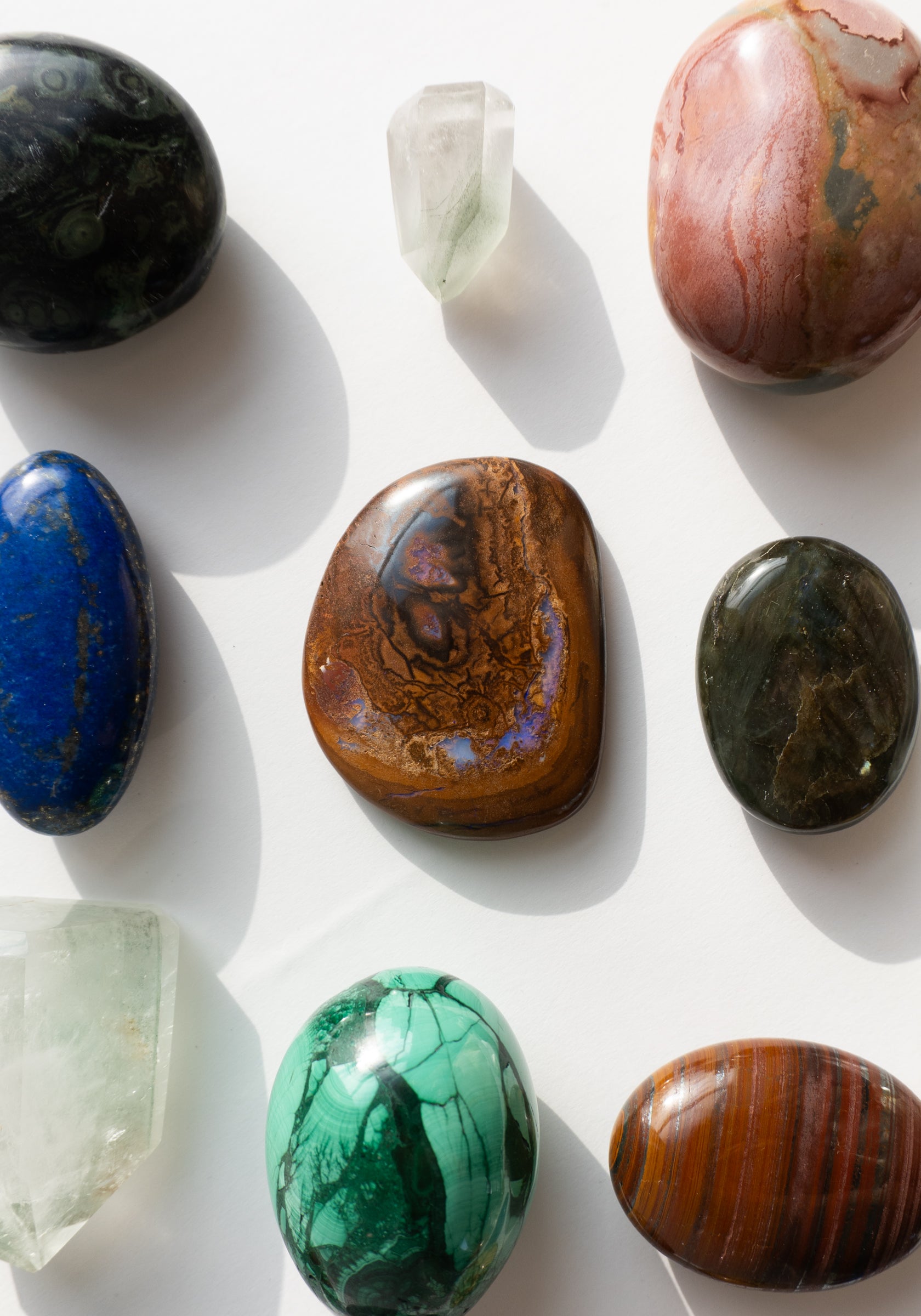 Boulder Opal Palm Stone