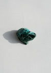 Hand Carved Chrysocolla Frog