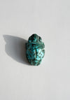 Hand Carved Chrysocolla Frog