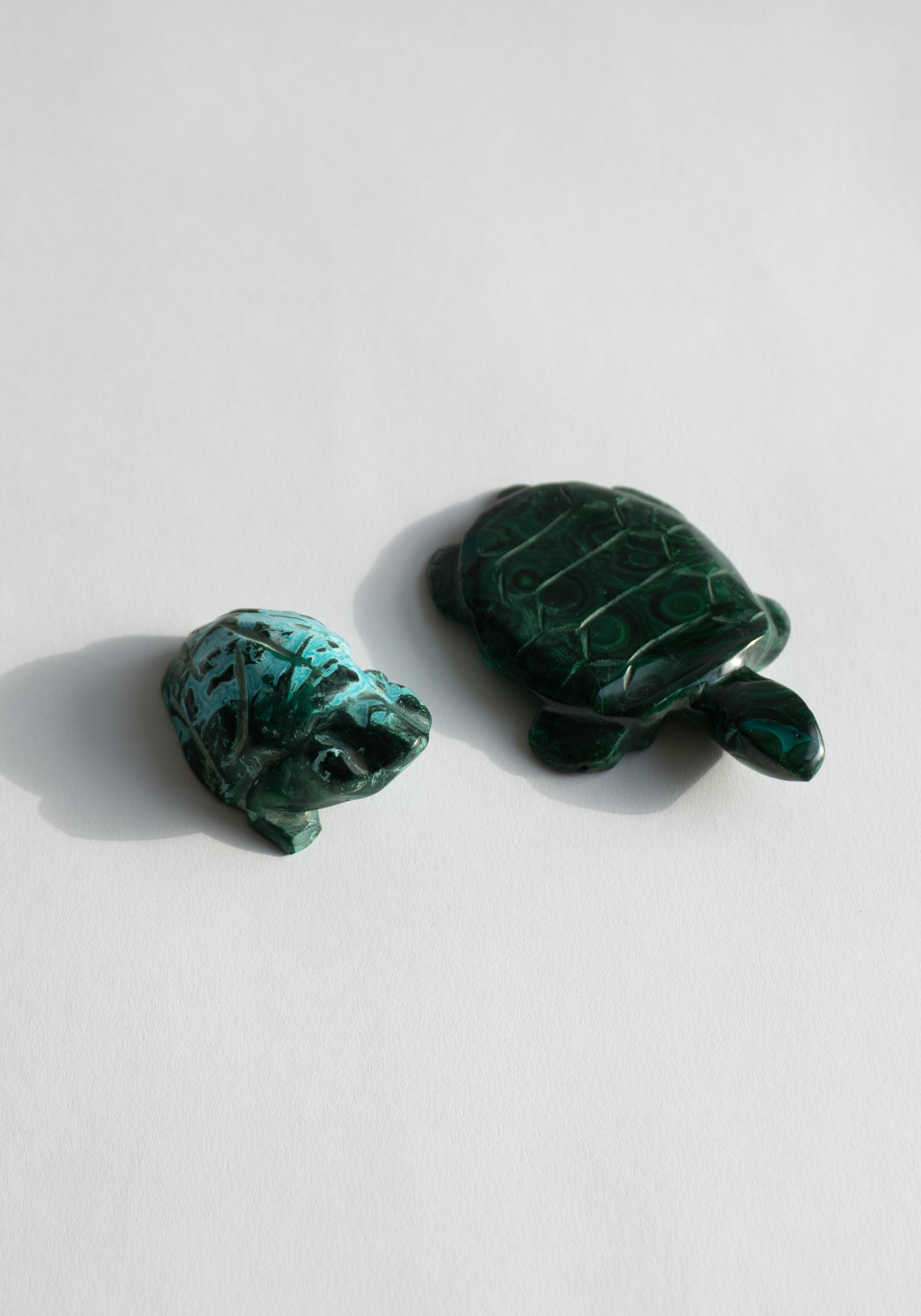 Hand Carved Chrysocolla Frog