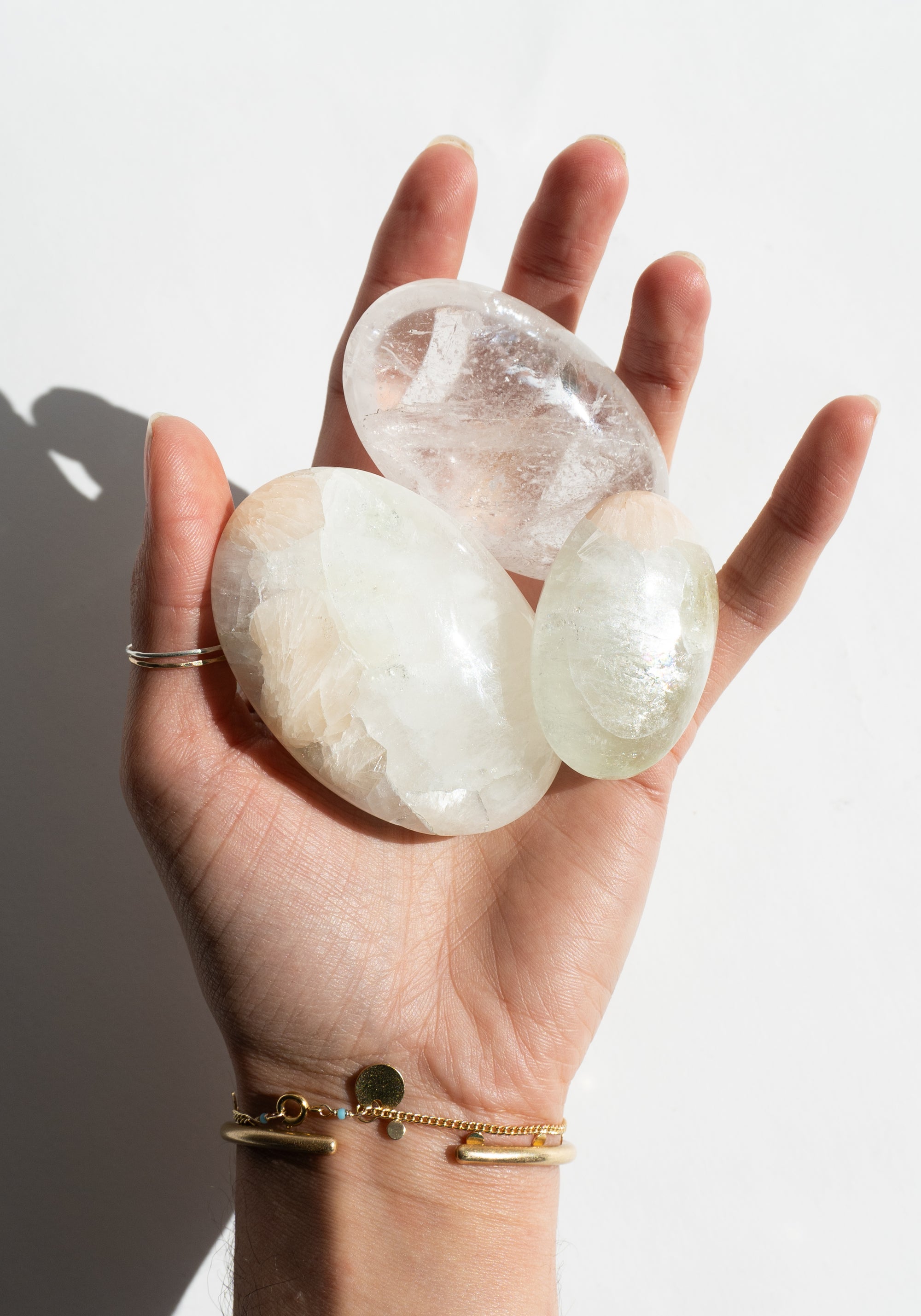 Crystal Palm Stones