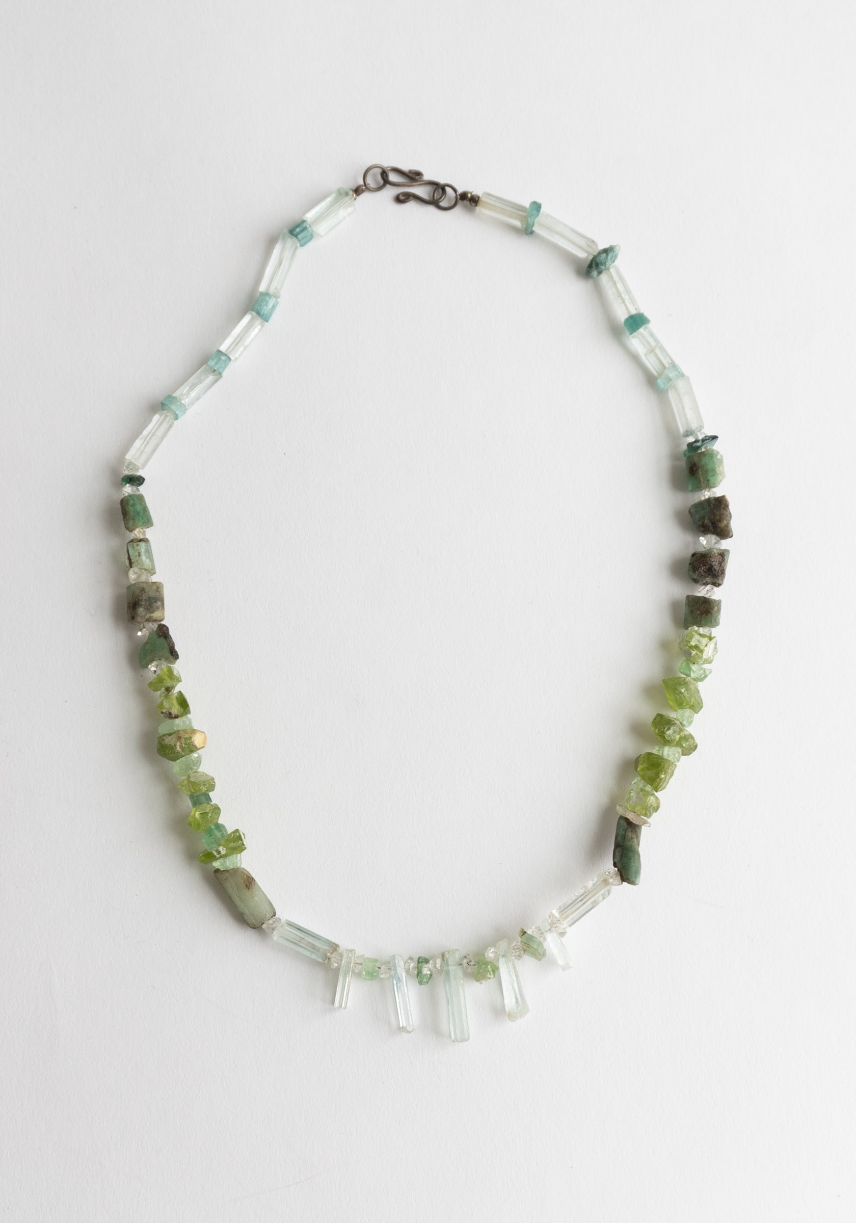 Prasiolite Quartz Beaded Necklace