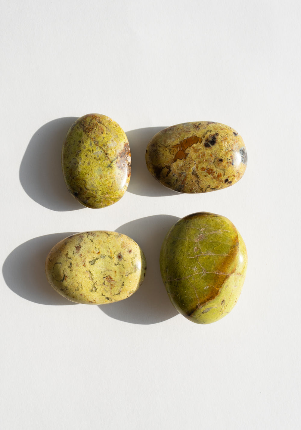 Green Jasper Palm Stones