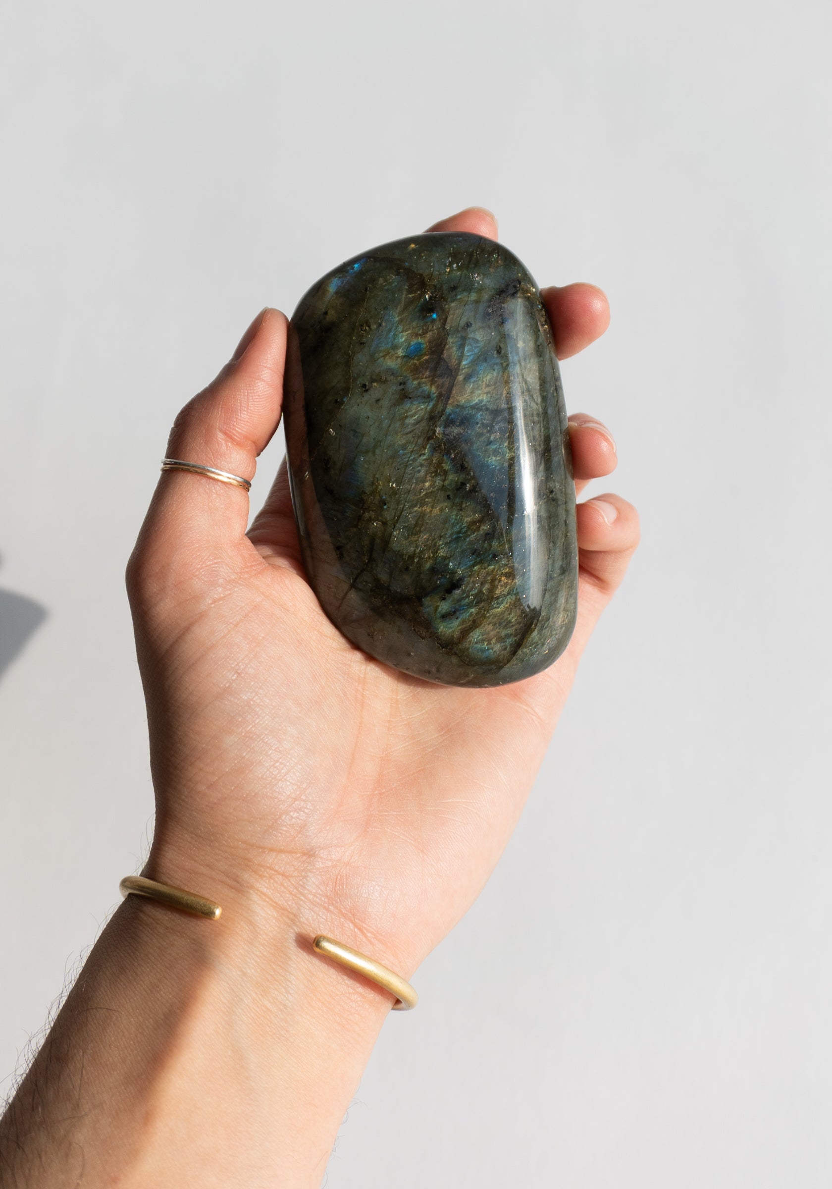 Labradorite Palm Stones