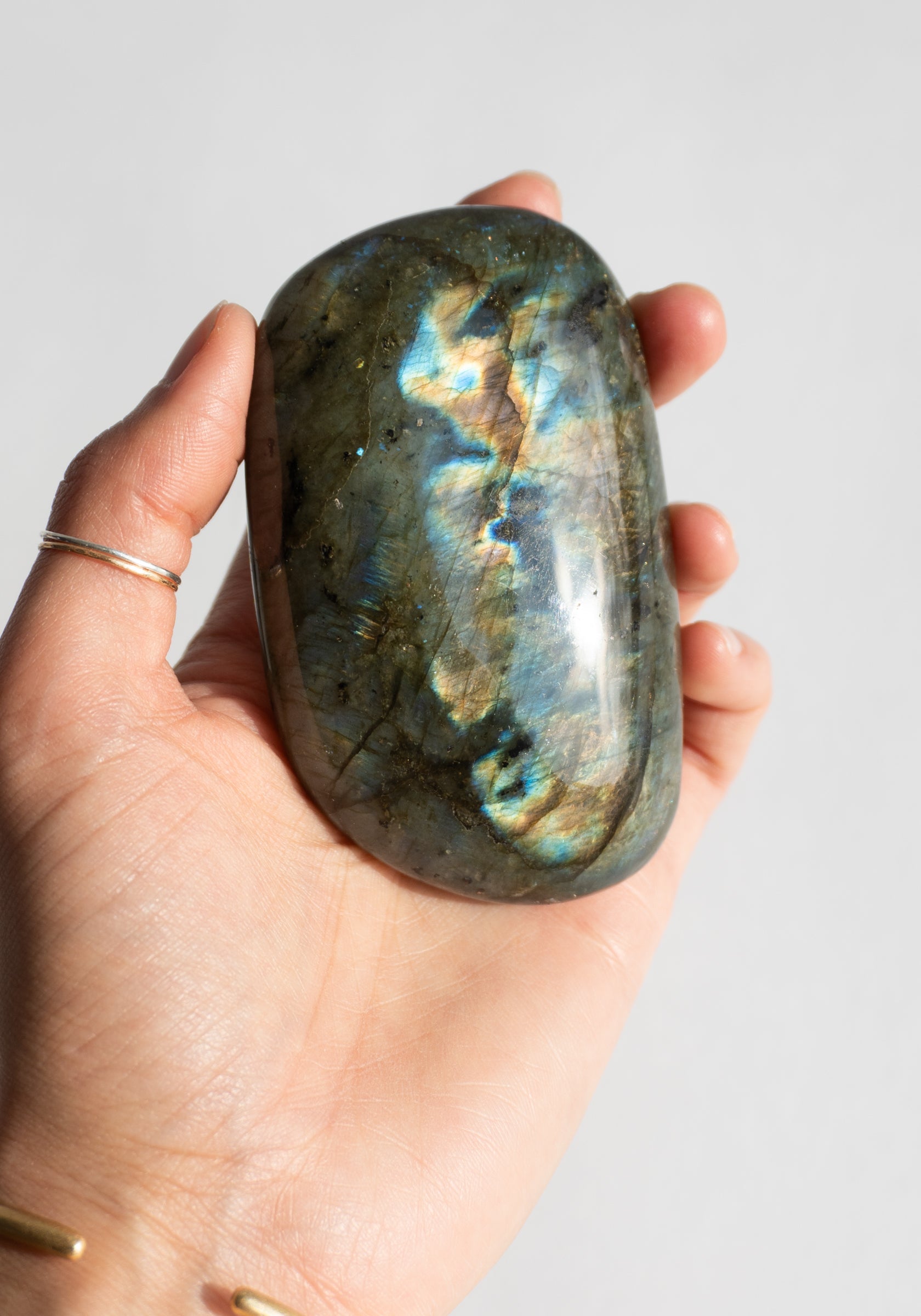 Labradorite Palm Stones