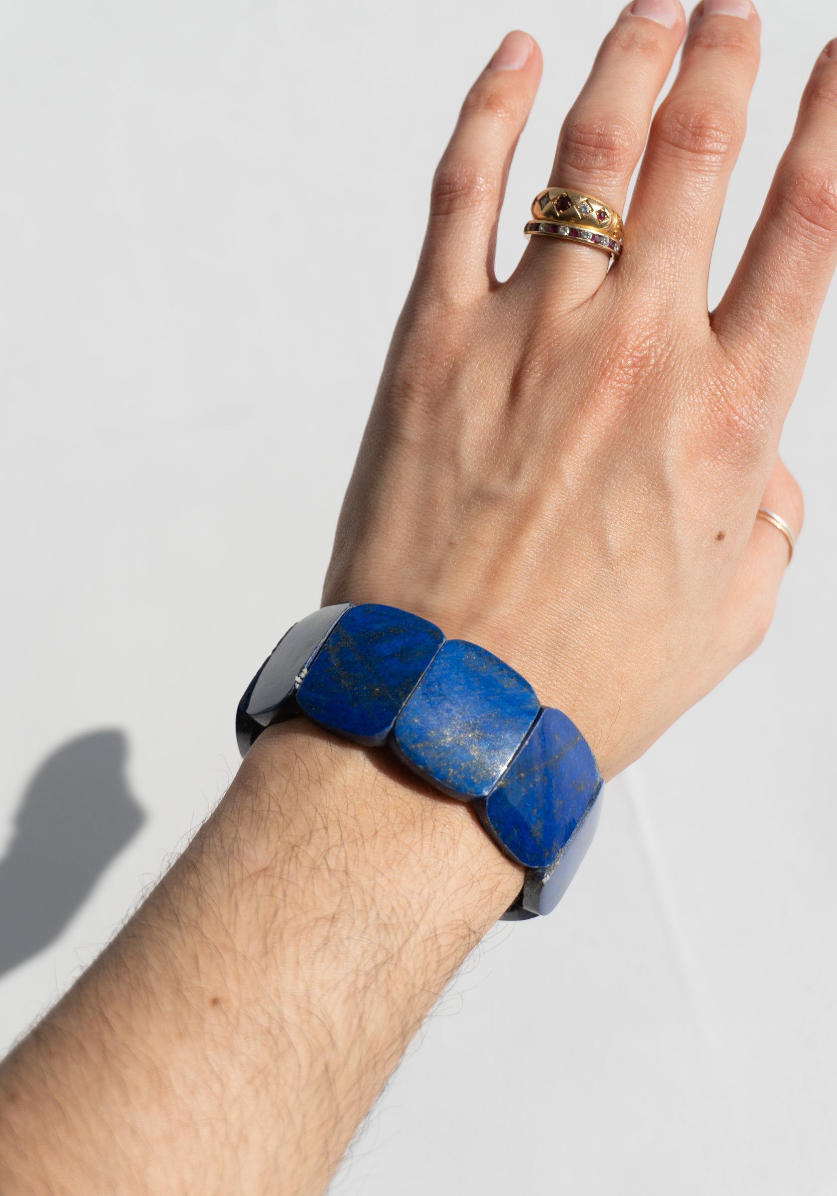 Large Lapis Lazuli Bead Bracelets