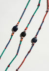 Beaded Necklace with Lapis