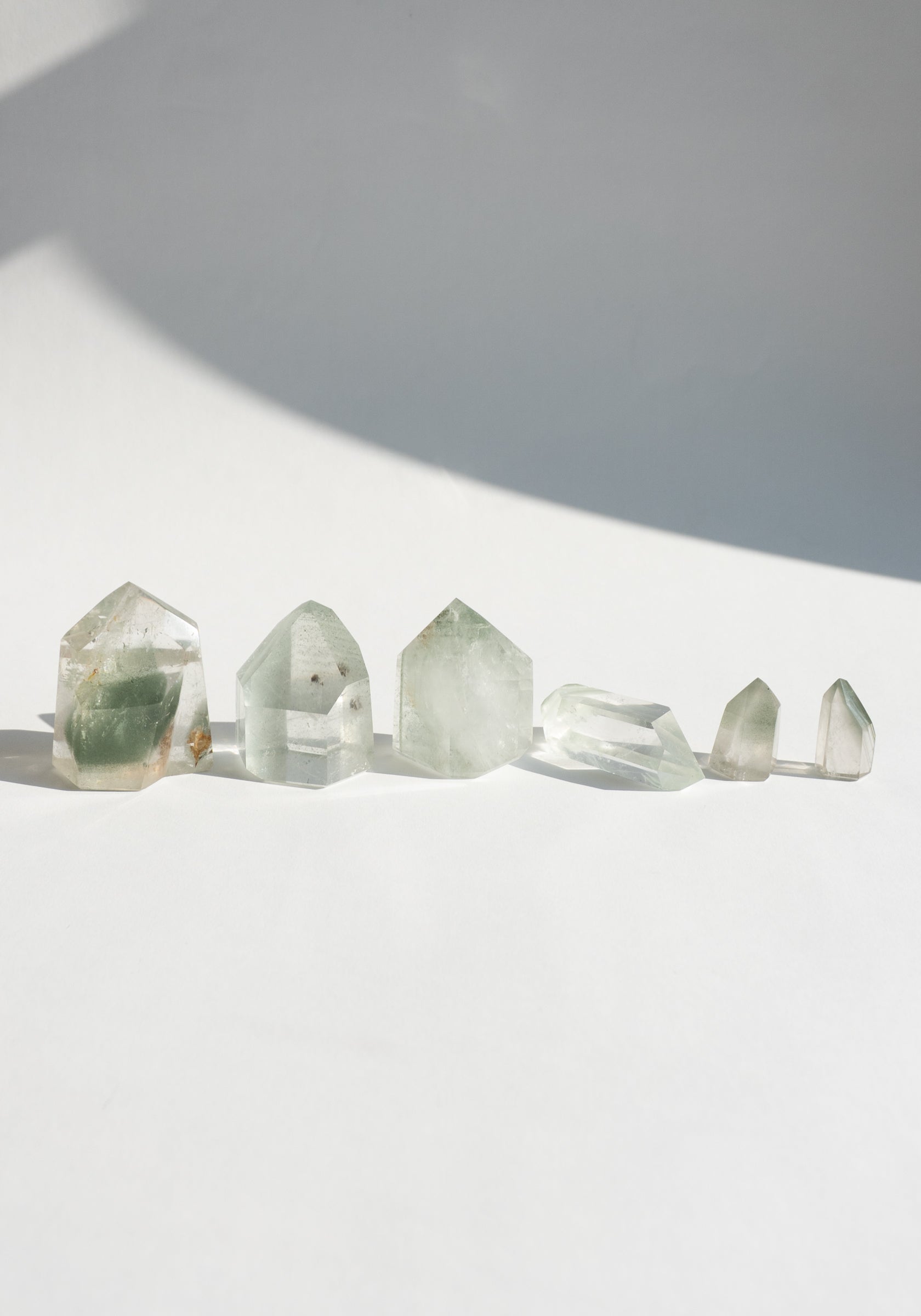 Lodolite Crystal Prisms