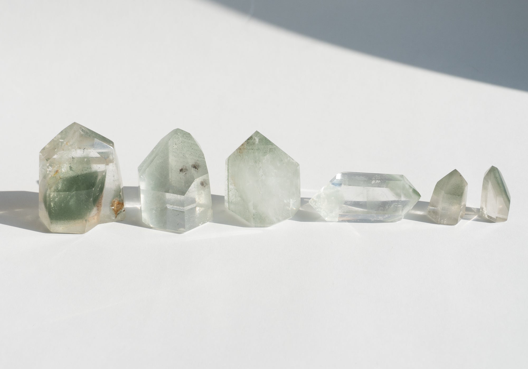Lodolite Crystal Prisms