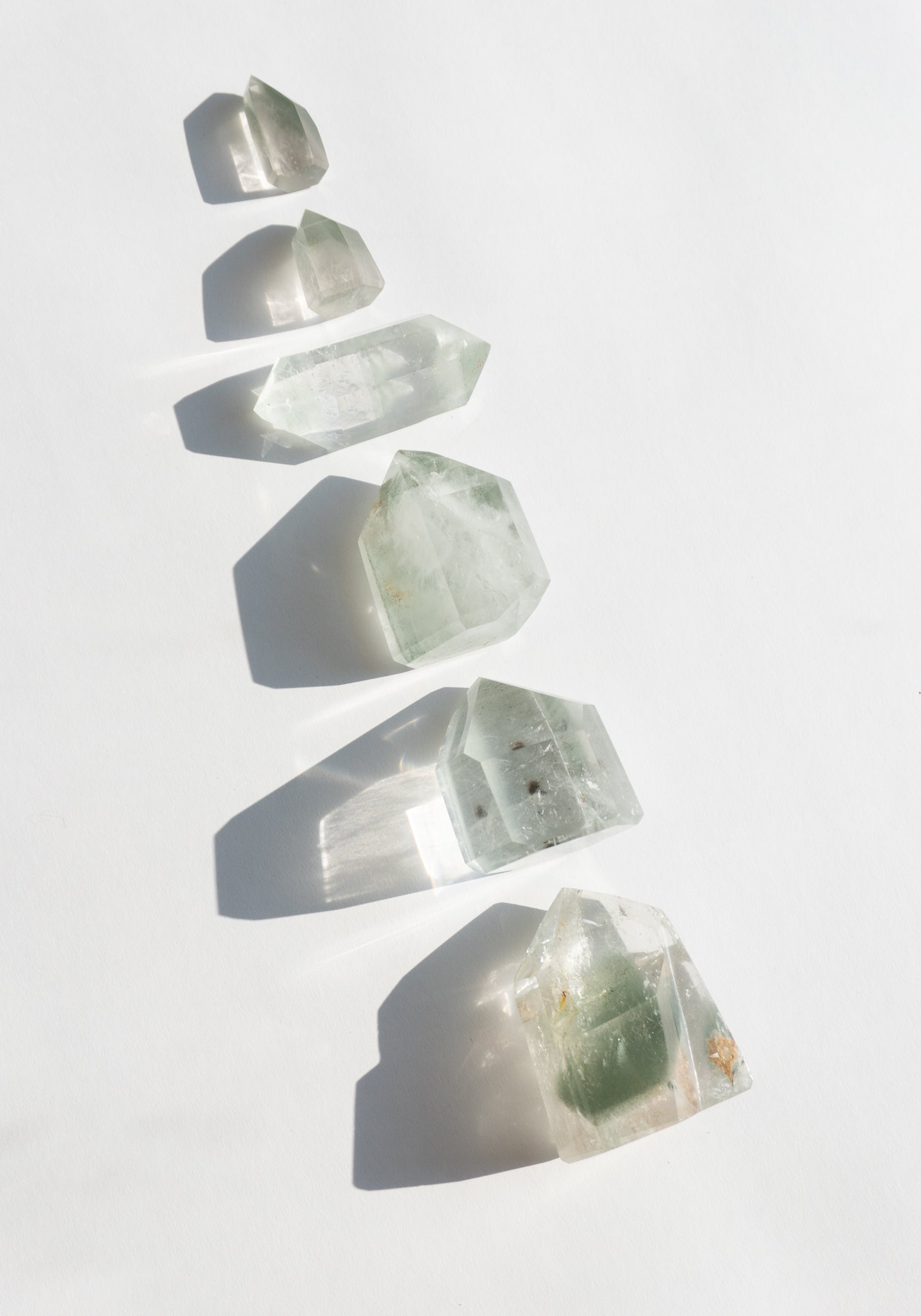 Lodolite Crystal Prisms