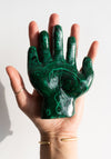 Hand Carved Malachite Hand Totem