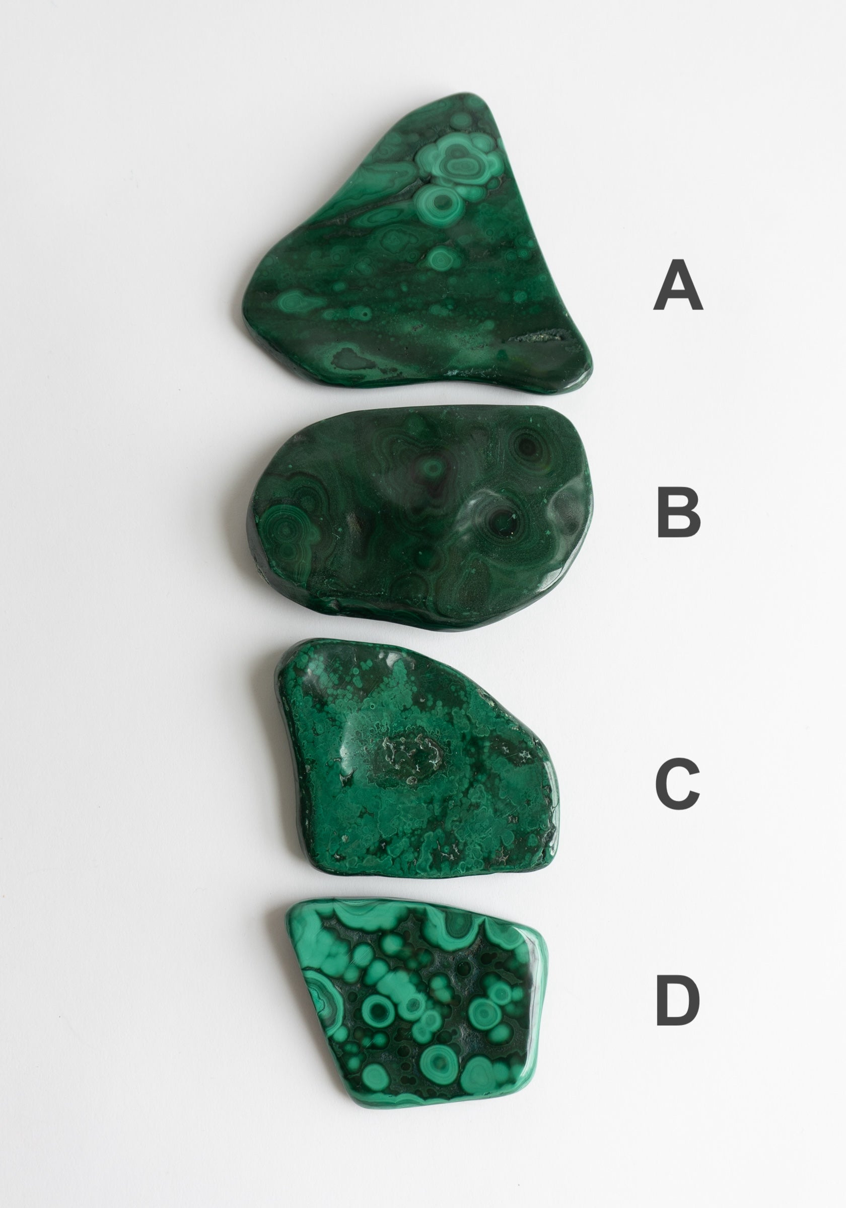 Polished Malachite Slabs