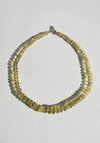 Polished Citrine Beaded Necklace