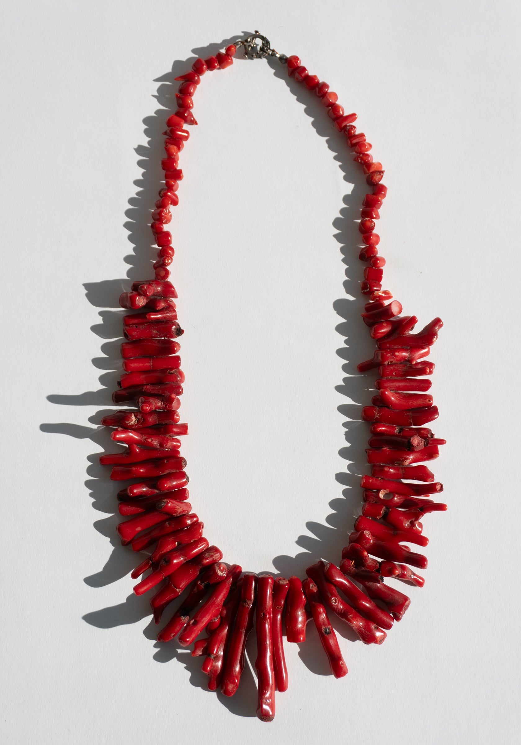 Red Branch Shell Necklace